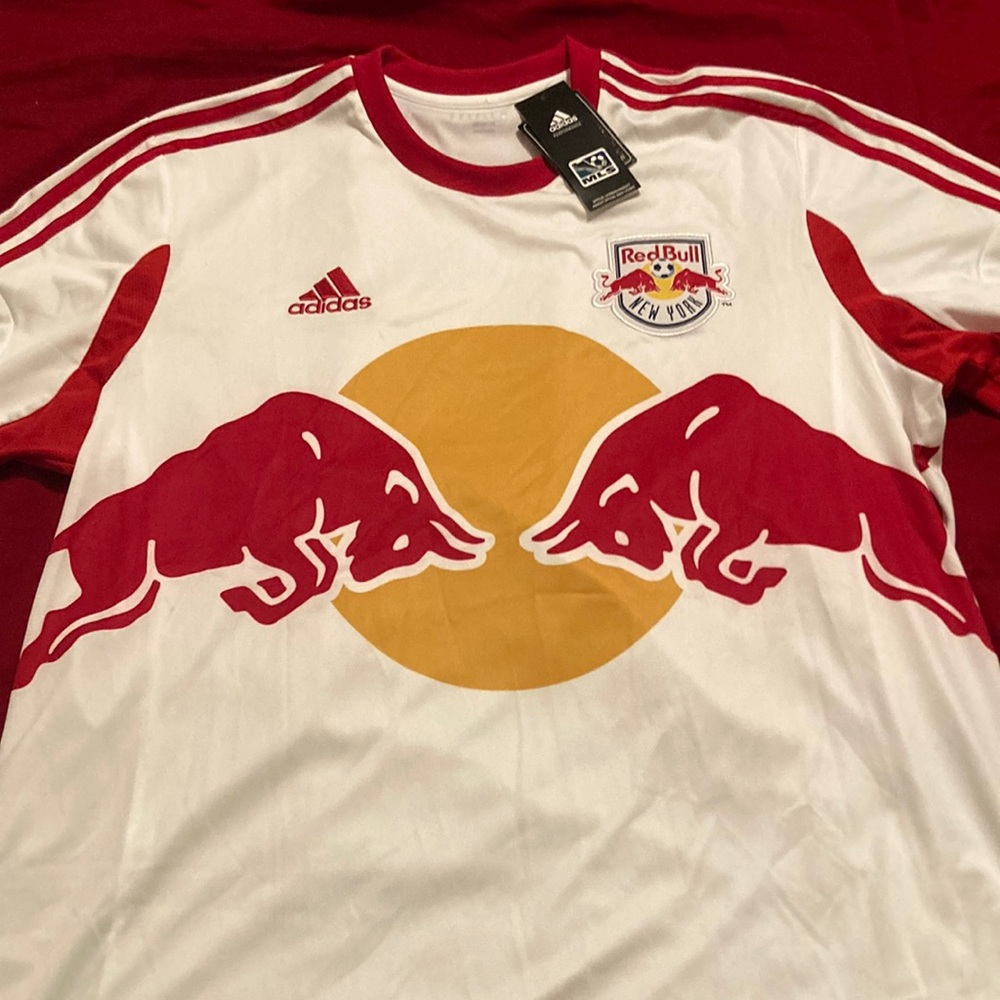 Adidas New York Red Bulls MLS Soccer Jersey